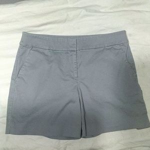 LOFT THE RIVIERA SHORT gray shorts 4 inch inseam